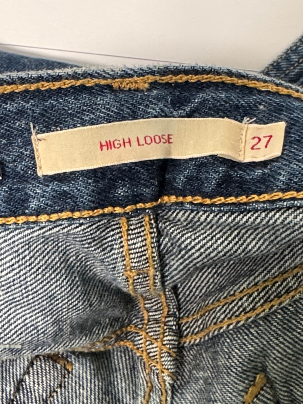 Levi's High Loose Women’s Blue Jeans Size 27/33 - Picture 10 of 16
